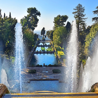fountain at villa d'este, italy