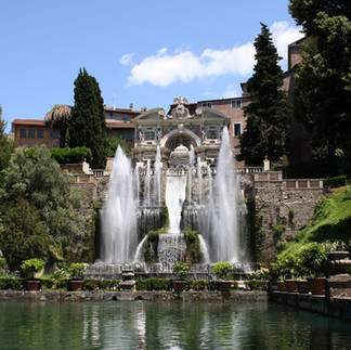 fountain at villa d'este, italy