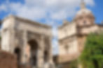 view-of-the-arch-of-septimius-severus-roman-forum-rome-italy