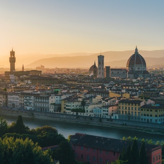skyline of the city of florence, italy