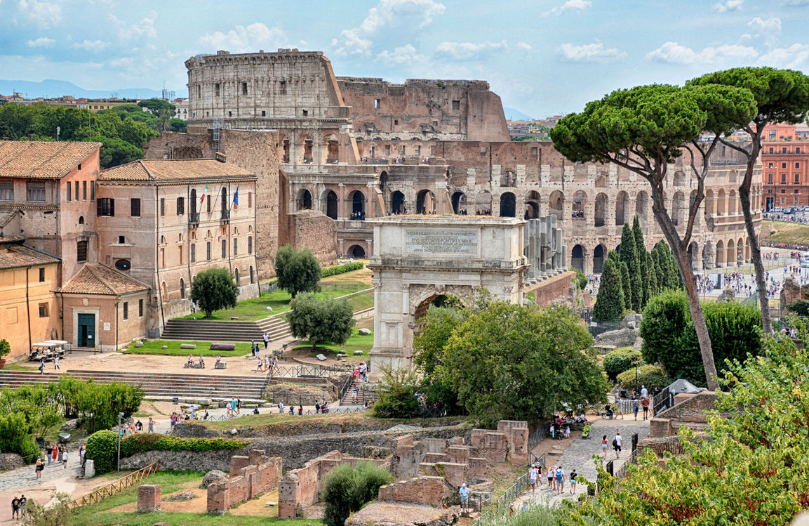 Roman Forum & Colosseum Rome Italy